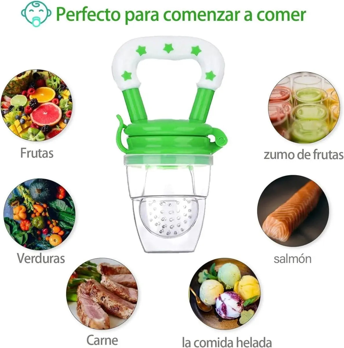 BPA - Free Silicone Fruit Pacifiers For Baby (Pack of 2) - CrazySuperStore