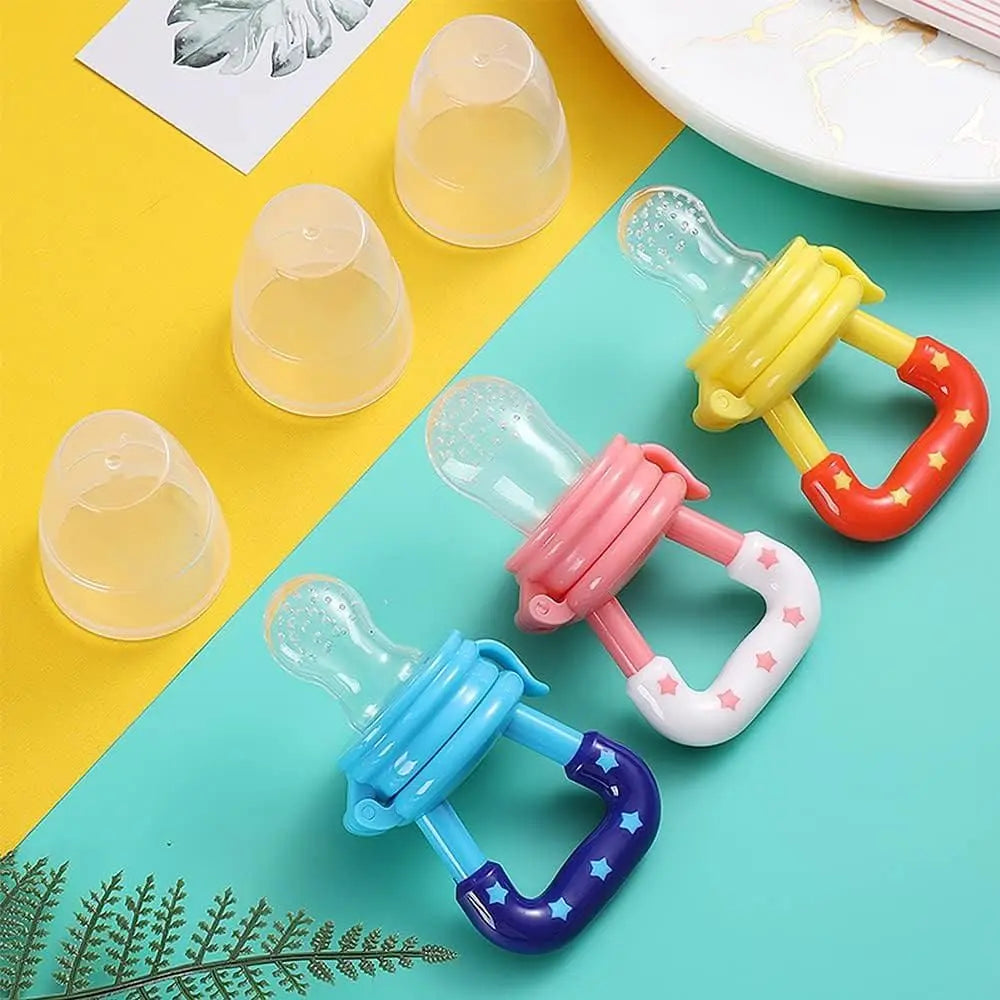 BPA - Free Silicone Fruit Pacifiers For Baby (Pack of 2) - CrazySuperStore