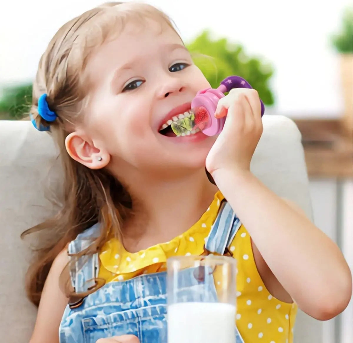 BPA - Free Silicone Fruit Pacifiers For Baby (Pack of 2) - CrazySuperStore