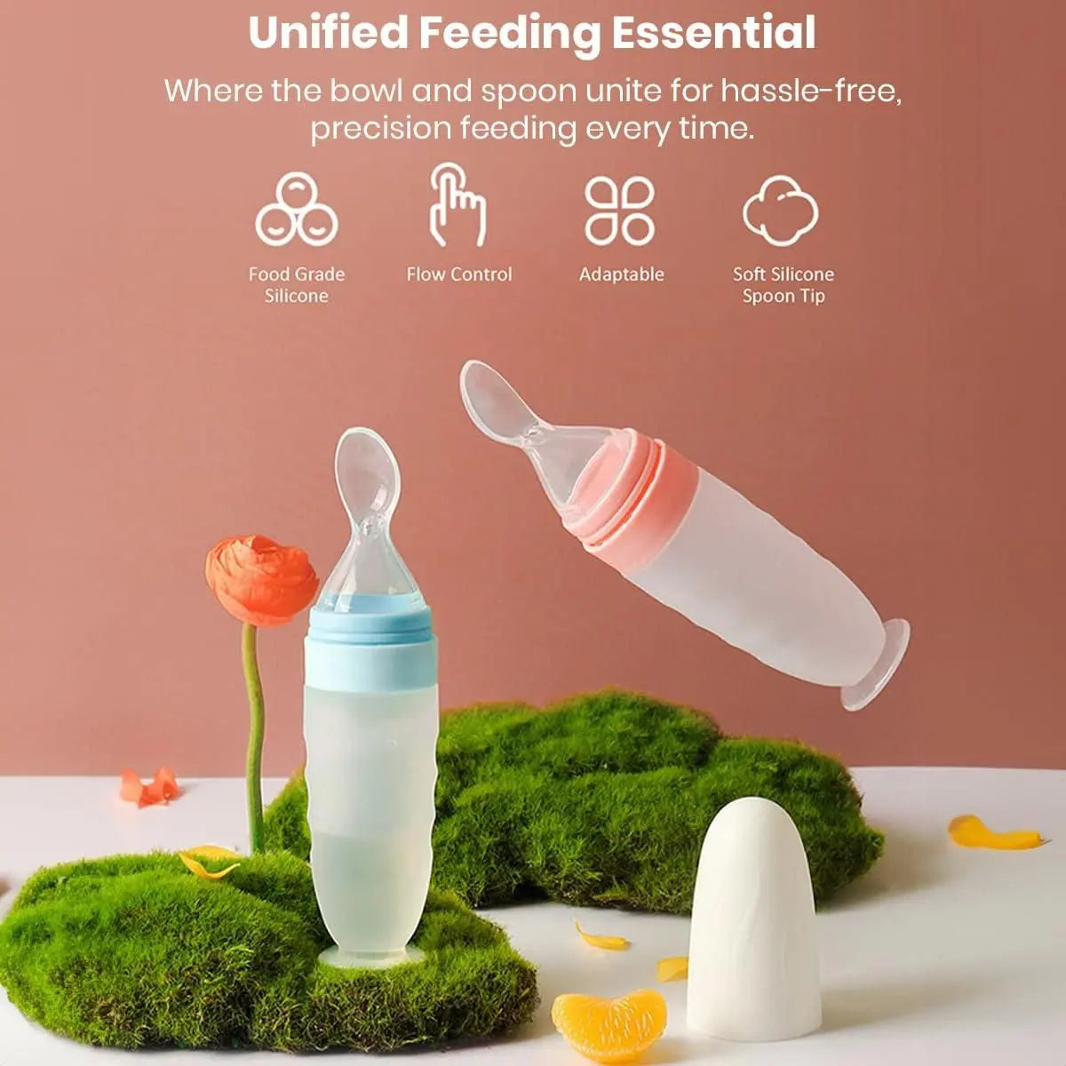 Premium Baby Food Squeeze Feeder Spoon - CrazySuperStore