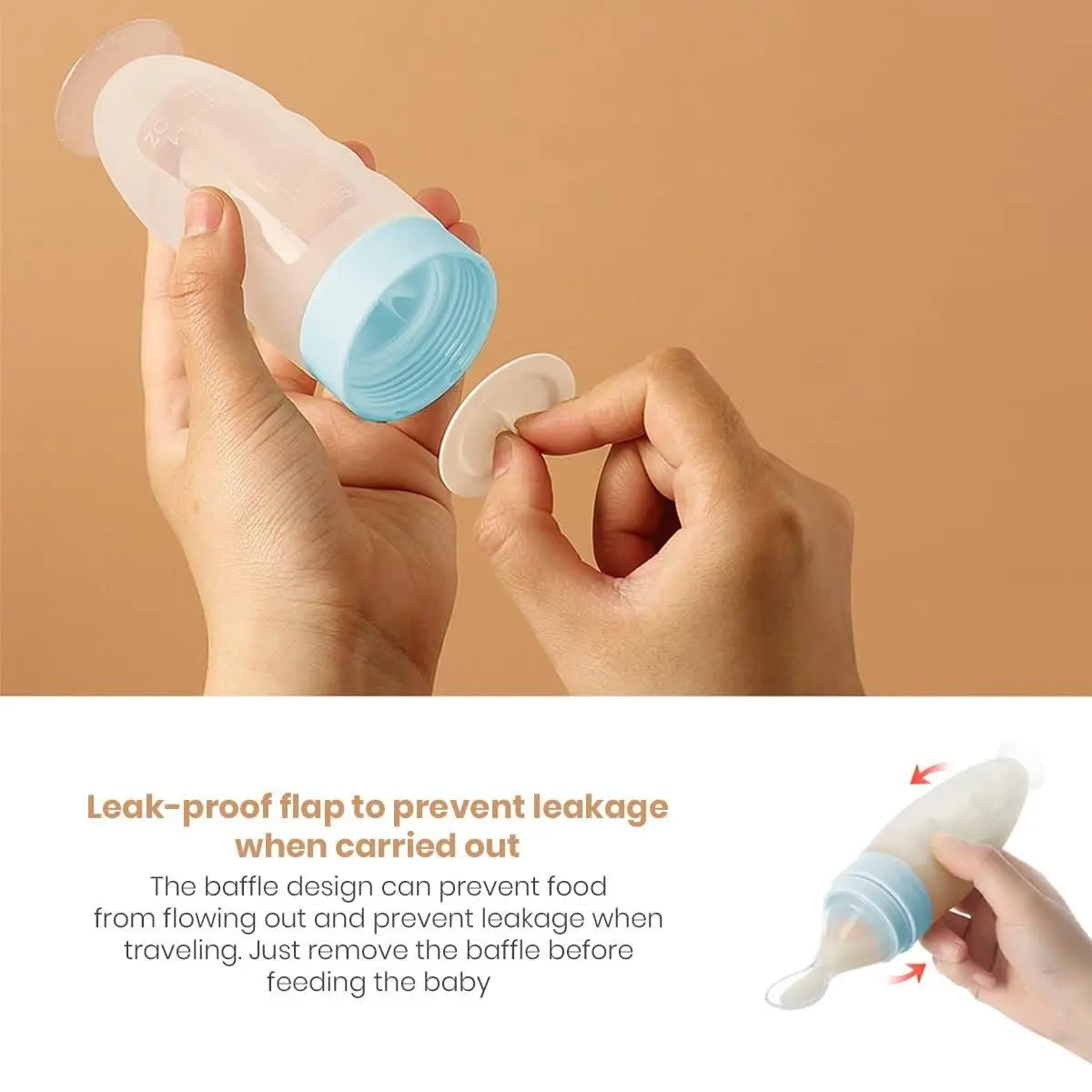 Premium Baby Food Squeeze Feeder Spoon - CrazySuperStore