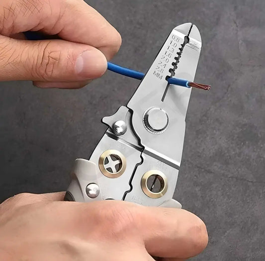 6 in 1 Cable Looping, Splitting, Cutting Pliers Wire Strippers - CrazySuperStore