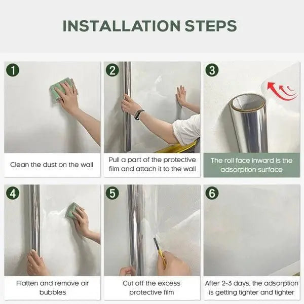 Self- Adhesive Transparent Electrostatic Wall Protection Film Buy 1 Get 1 Free uqxnky-p8