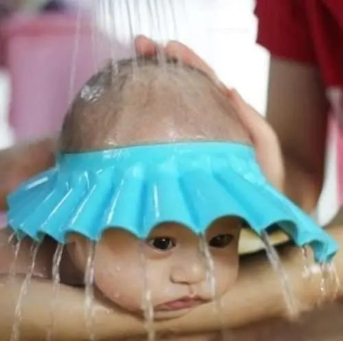Baby Adjustable Safe Bathing Shower Cap (Pack of 2) - CrazySuperStore