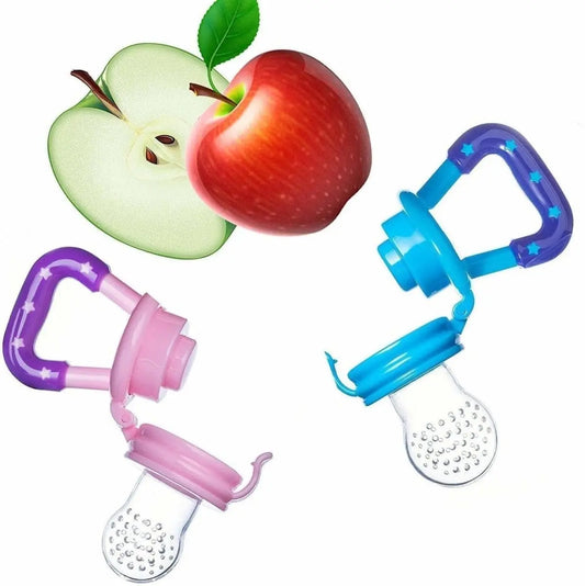BPA - Free Silicone Fruit Pacifiers For Baby (Pack of 2) - CrazySuperStore