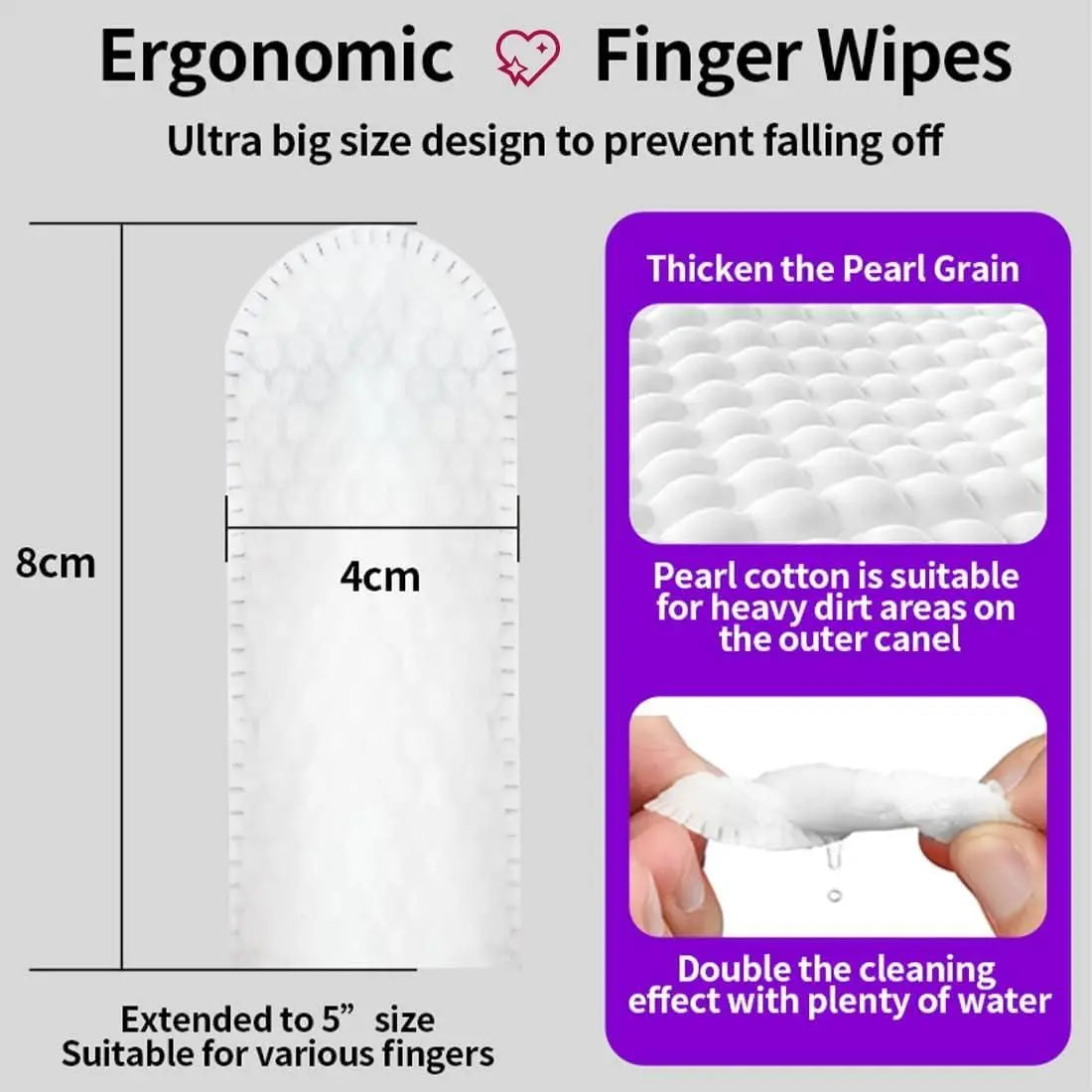 Disposable Dental Finger Wipes For Pets - CrazySuperStore
