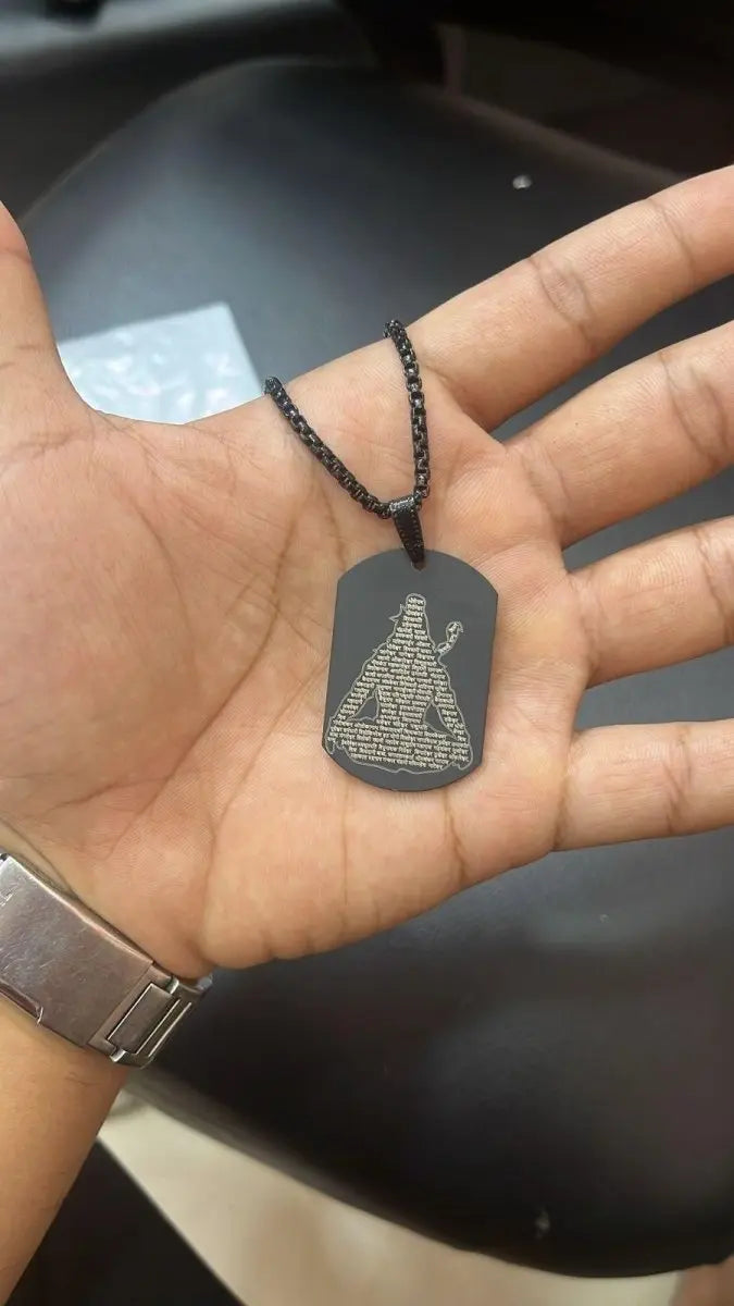 Mahadev Lord Shiva with 12 Jyotirling Pendant & Chain - CrazySuperStore
