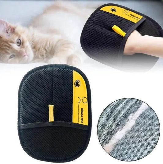 Pet Hair Removal Gloves Pack of 2 - CrazySuperStore