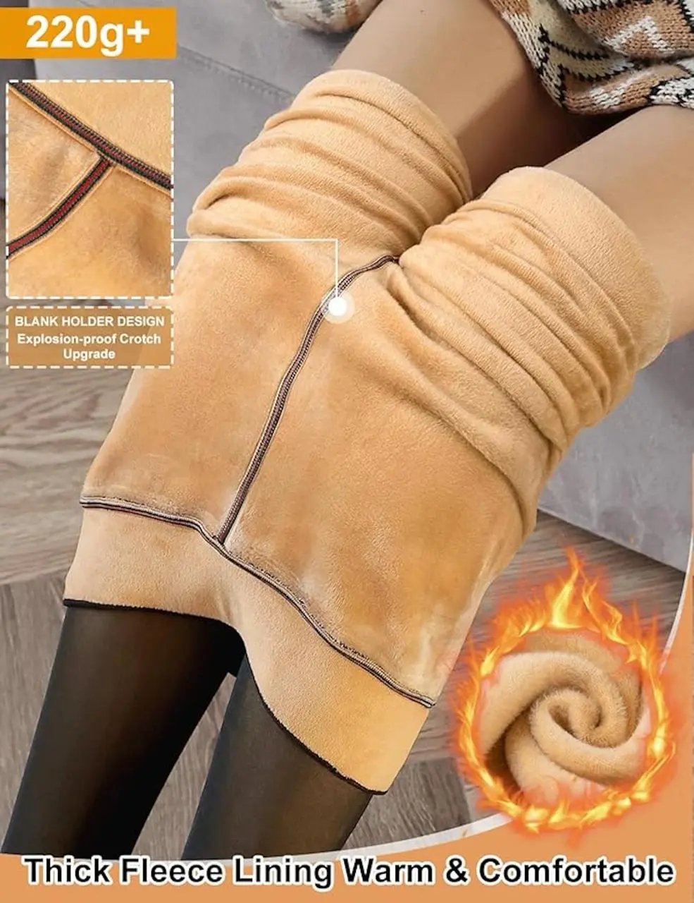 Dual Tone Winter Warm Leggings | Winter Skinny Fit Leggings Crazy Super Store