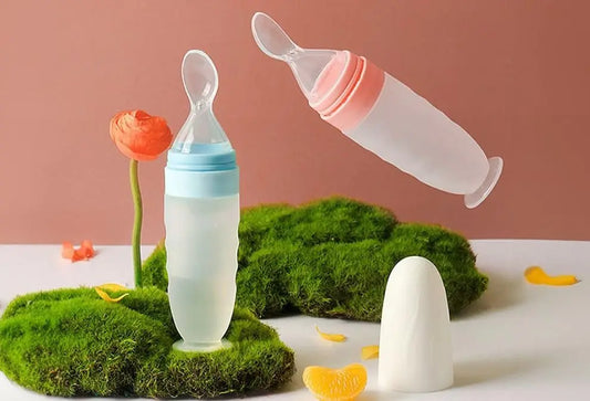 Premium Baby Food Squeeze Feeder Spoon - CrazySuperStore