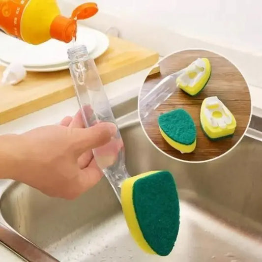 Refillable Liquid Sponge & Brush Set - CrazySuperStore